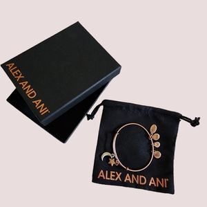 Alex and Ani X It Cosmetics Moon and Star Bracelet